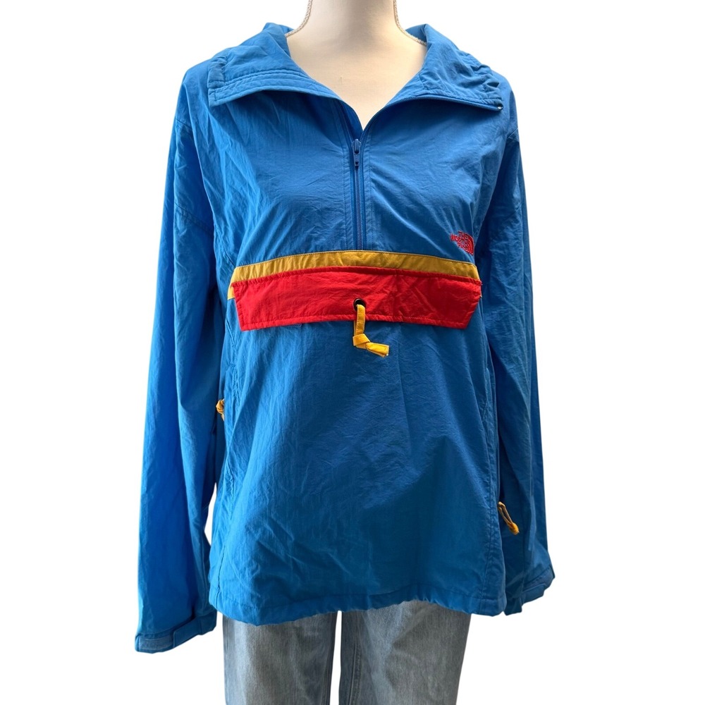 Vintage 90 The North Face ColorBlock Anorak Pullover Jacket Small Gorpcore Men M
